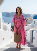 The Aegean Raffia Tote